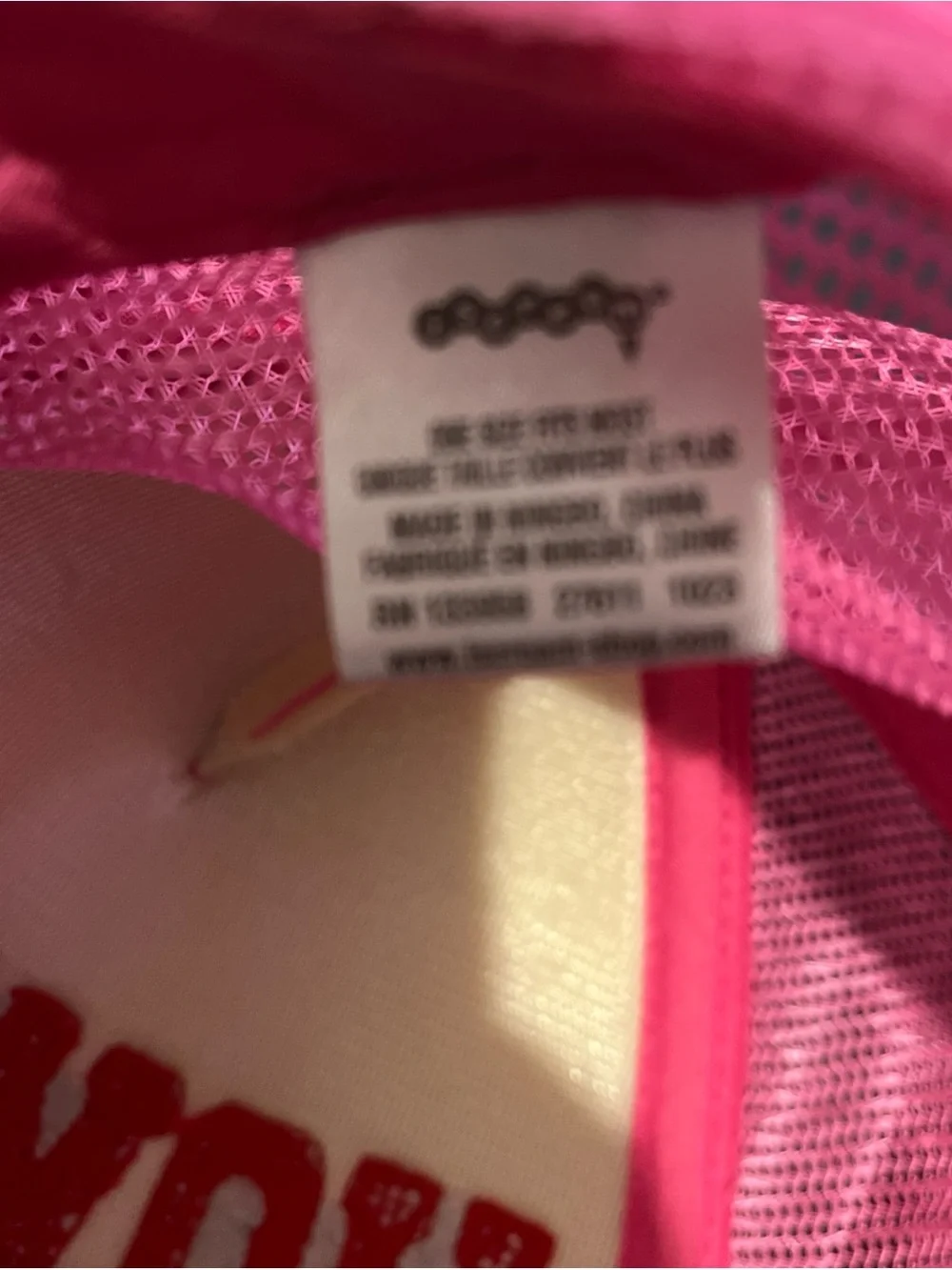 Iscrean  Hot Pink 'HOWDY' Mesh Trucker Hat adjustable hat